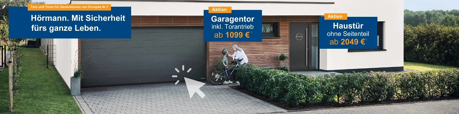 H&ouml;rmann Haust&uuml;r und Garagentor Angebot