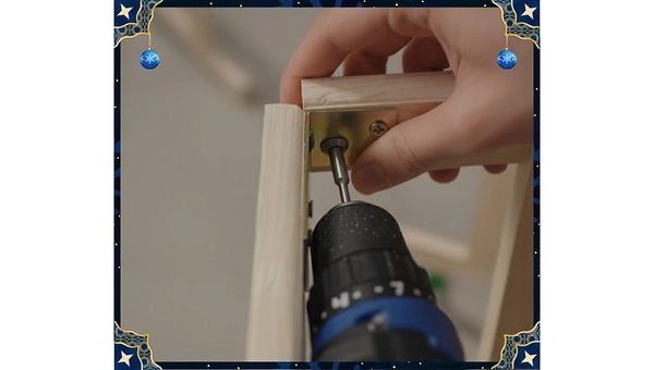 Montage mit Edelstahlwinkeln