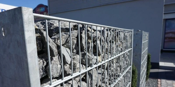 Gabionen Sichtschutz 600x300 px
