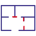 Icon Hausw&auml;nde 128x128 px