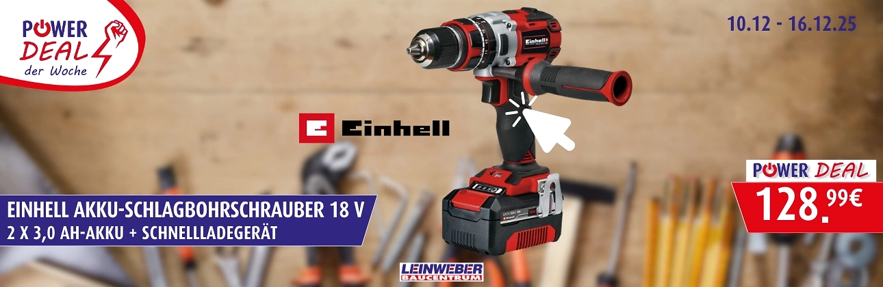 Einhell Akku-Schlagbohrschrauber für 128.99€