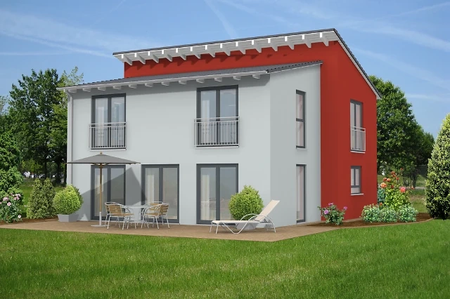 Modernes Familienhaus mit Terrasse
