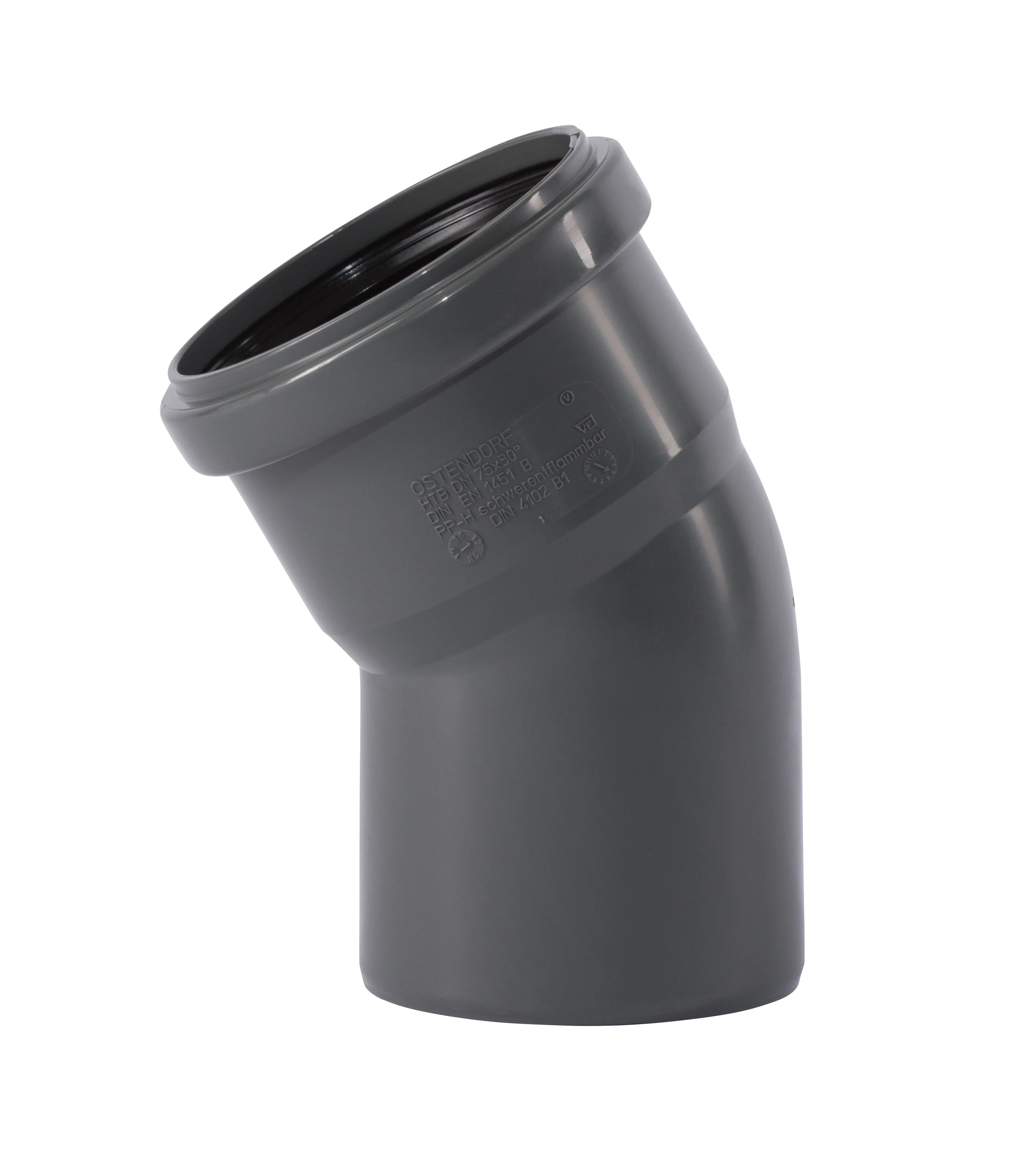 HTsafeB Bogen DN 75 30 &deg;