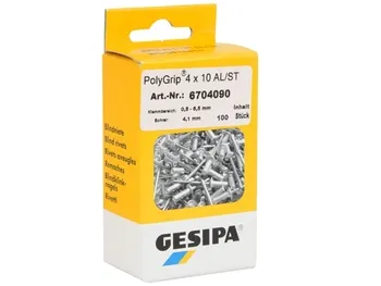 Polygrip Niete  4x10mm 100 Stk