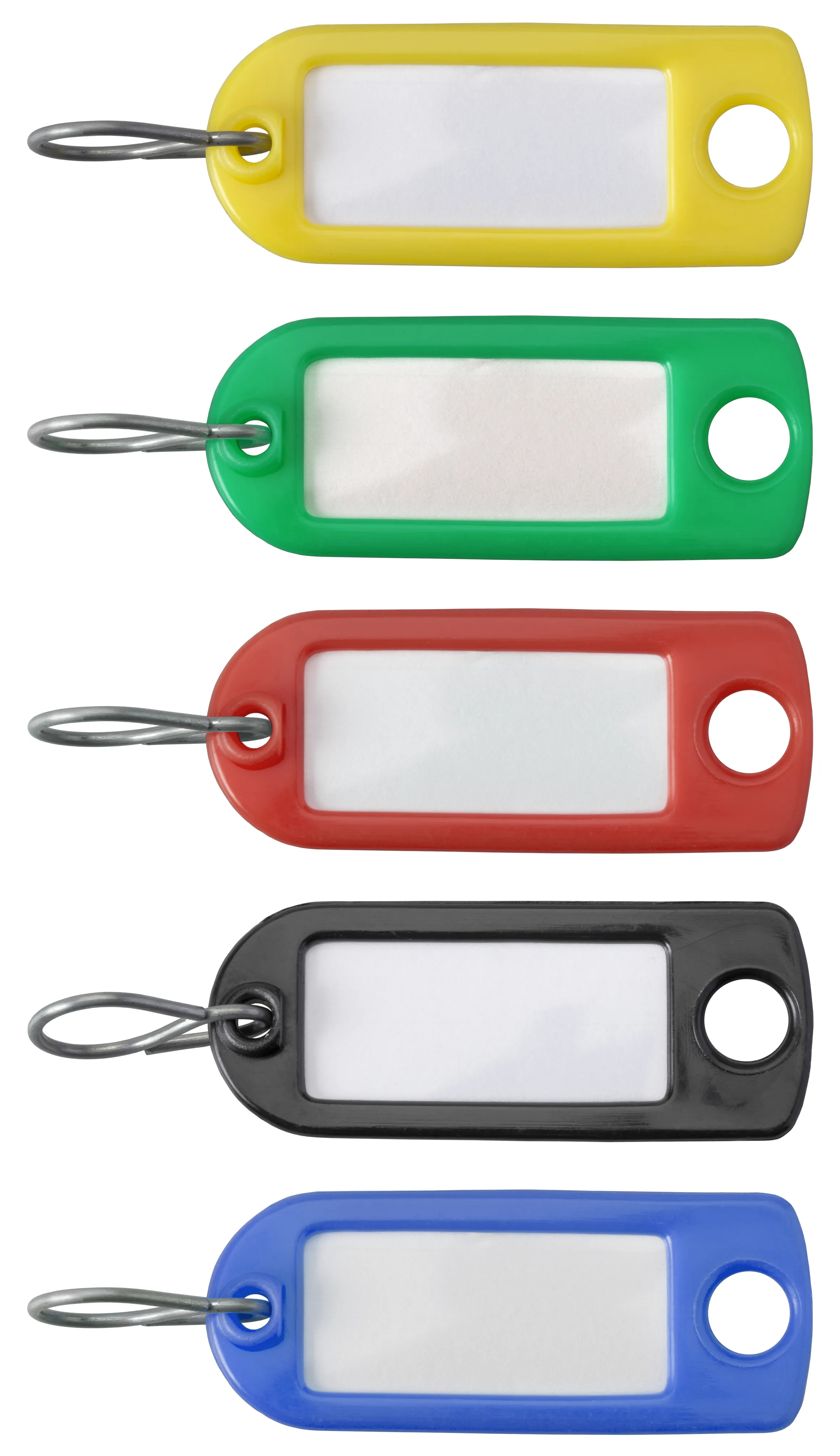 Schl&uuml;sselanh&auml;nger Kunstst. farbig sort.