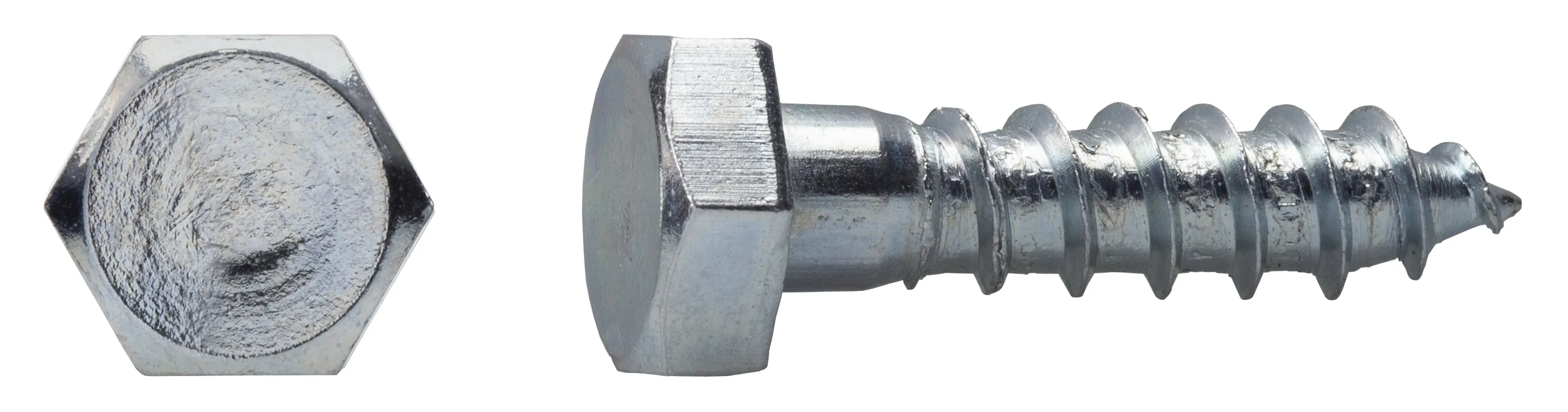 Holzschrauben 6-kant galv. vz. 10x50 mm