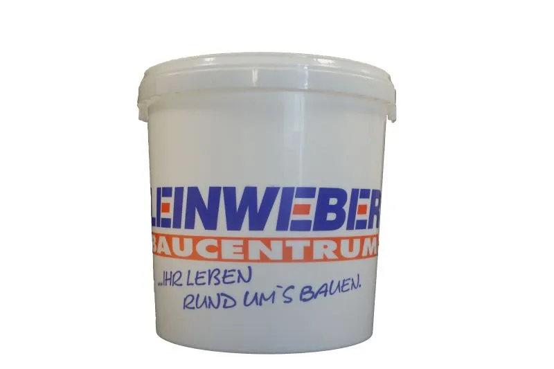Leinweber Eimer 10 l Kunstoff weiss
