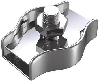 Simplex-Seilklemmen Edelst. 6mm (2St&uuml;ck)