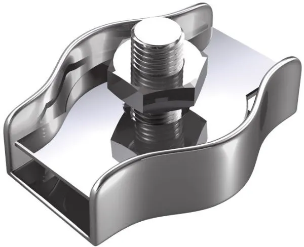 Simplex-Seilklemmen Edelst. 6mm (2St&uuml;ck)