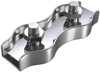 Duplex-Seilklemme Edelst. 4 mm (2 St&uuml;ck)