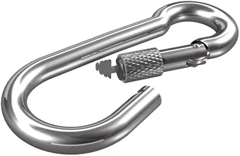 Karabinerhaken Edelstahl 8x80 mm