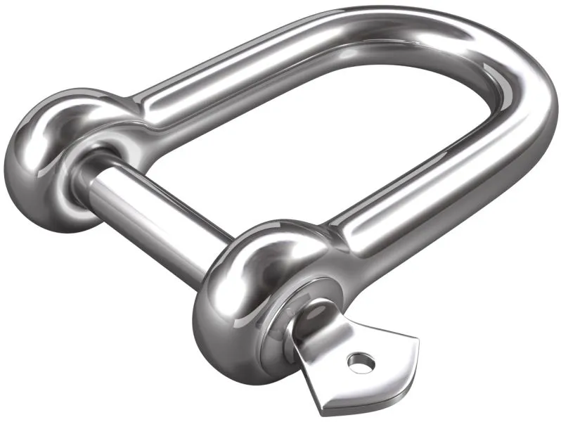 Sch&auml;kel Edelstahl mit Bolzen 10 mm