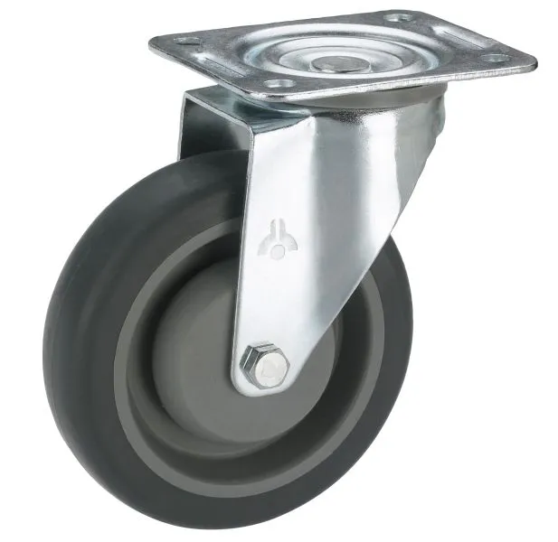 Lenkrolle TG 100x32 mm Platte 100x85 mm