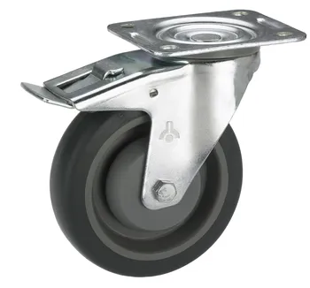 Lenkrolle TG 100x32mm Platte 100x85mm TF