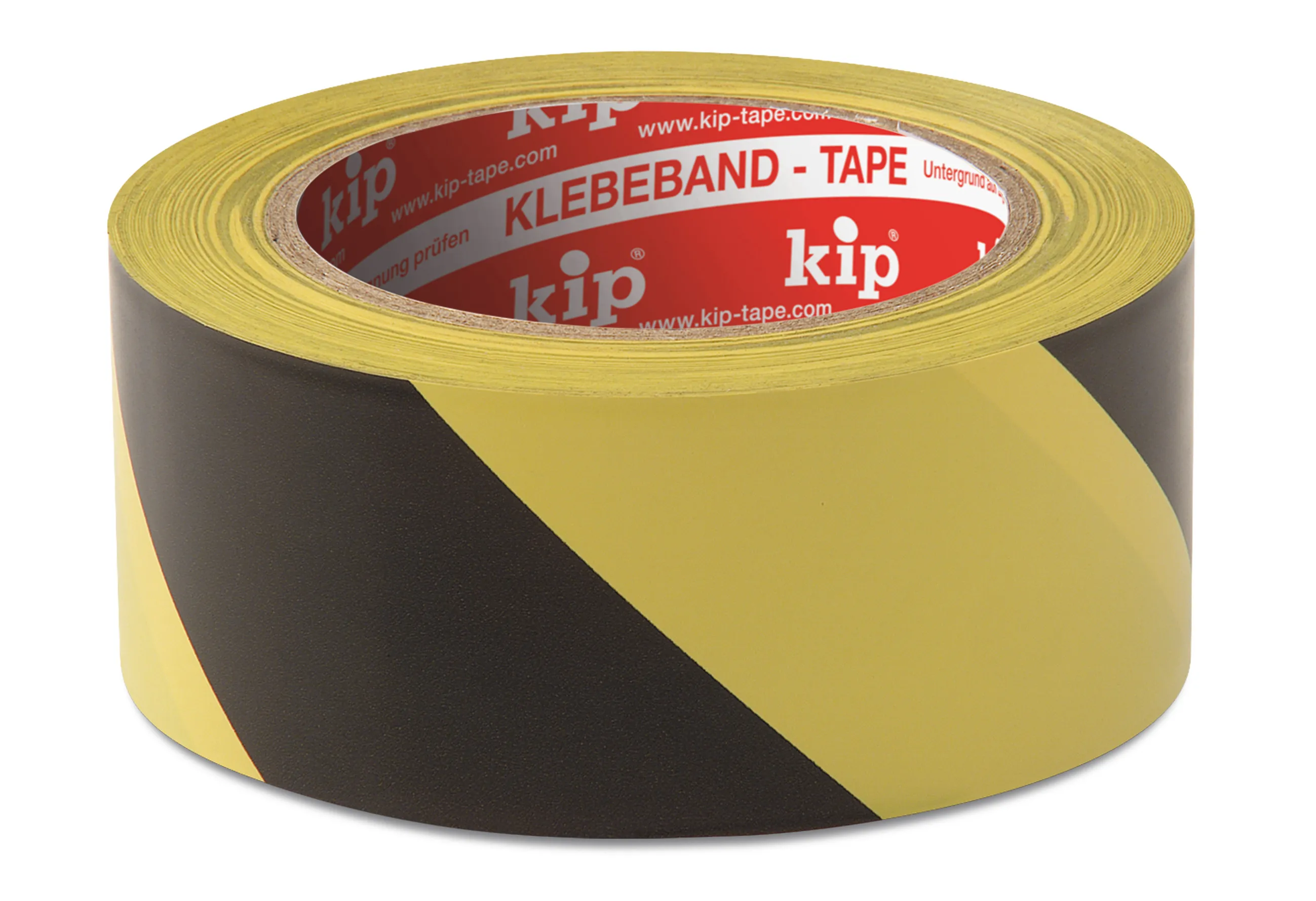 Warnband gelb/schwarz 50mm 33m Typ 339