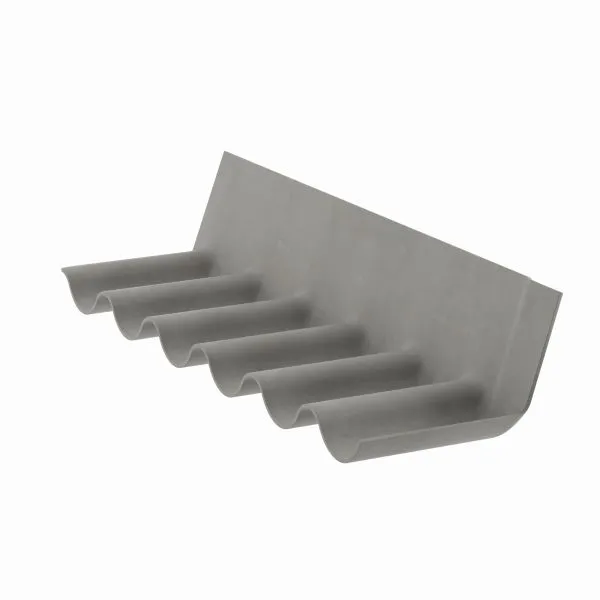 \\10.1.19.34\Stammdaten Pflege\Swisspearl - 703714\1009330 Cembrit Maueranschlussstück B55  Welle 5, 918x150x300 mm, dunkelbraun\Maueranschlussstück.jpg