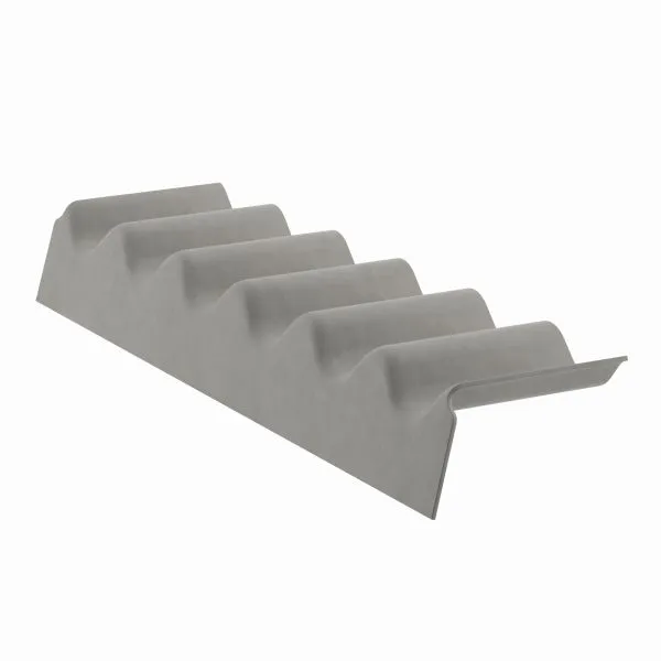 \\10.1.19.34\Stammdaten Pflege\Swisspearl - 703714\1009338 Cembrit Traufenfußstück B55 Welle 5 295x110x870 mm, dunkelbraun\Traufenfußstück.jpg