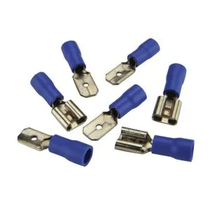 Steckverbind.-Set 2,5mm&sup2; 6,3x0,8mm 20tlg