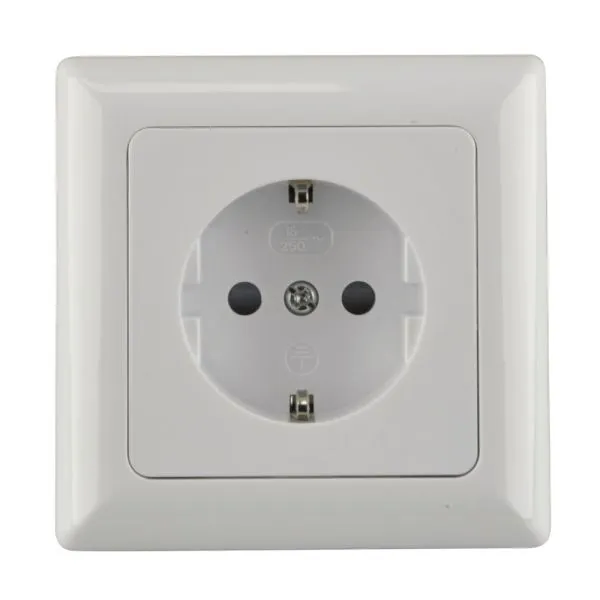 Steckdose mit Rahmen Genua uws