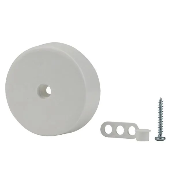 Deckenverteiler 1-tlg. mit Zubeh&ouml;r wei&szlig;