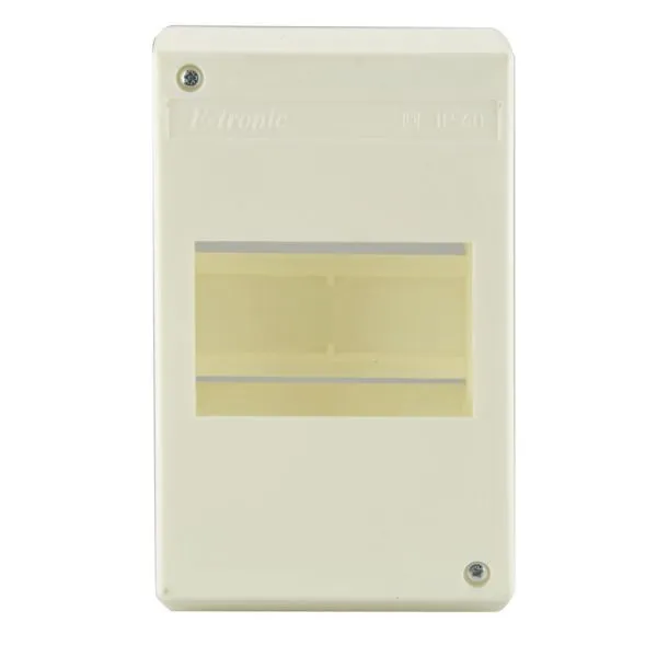 Kleinverteiler AP IP40 1x4 Module wei&szlig;