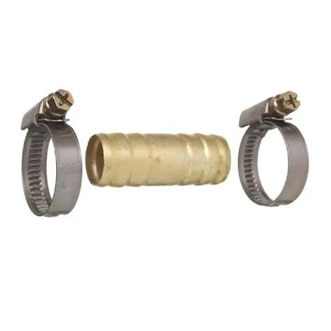 Schlauchverbinder m. 2 Schlauchschellen