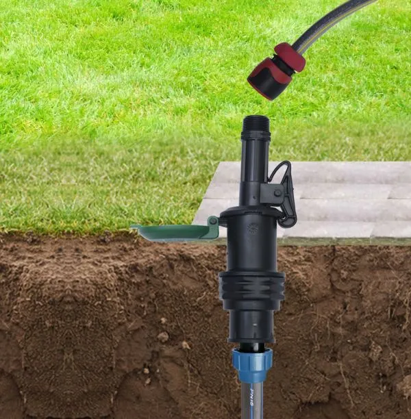 Wassersteckdose 3/4" inkl. Adapter