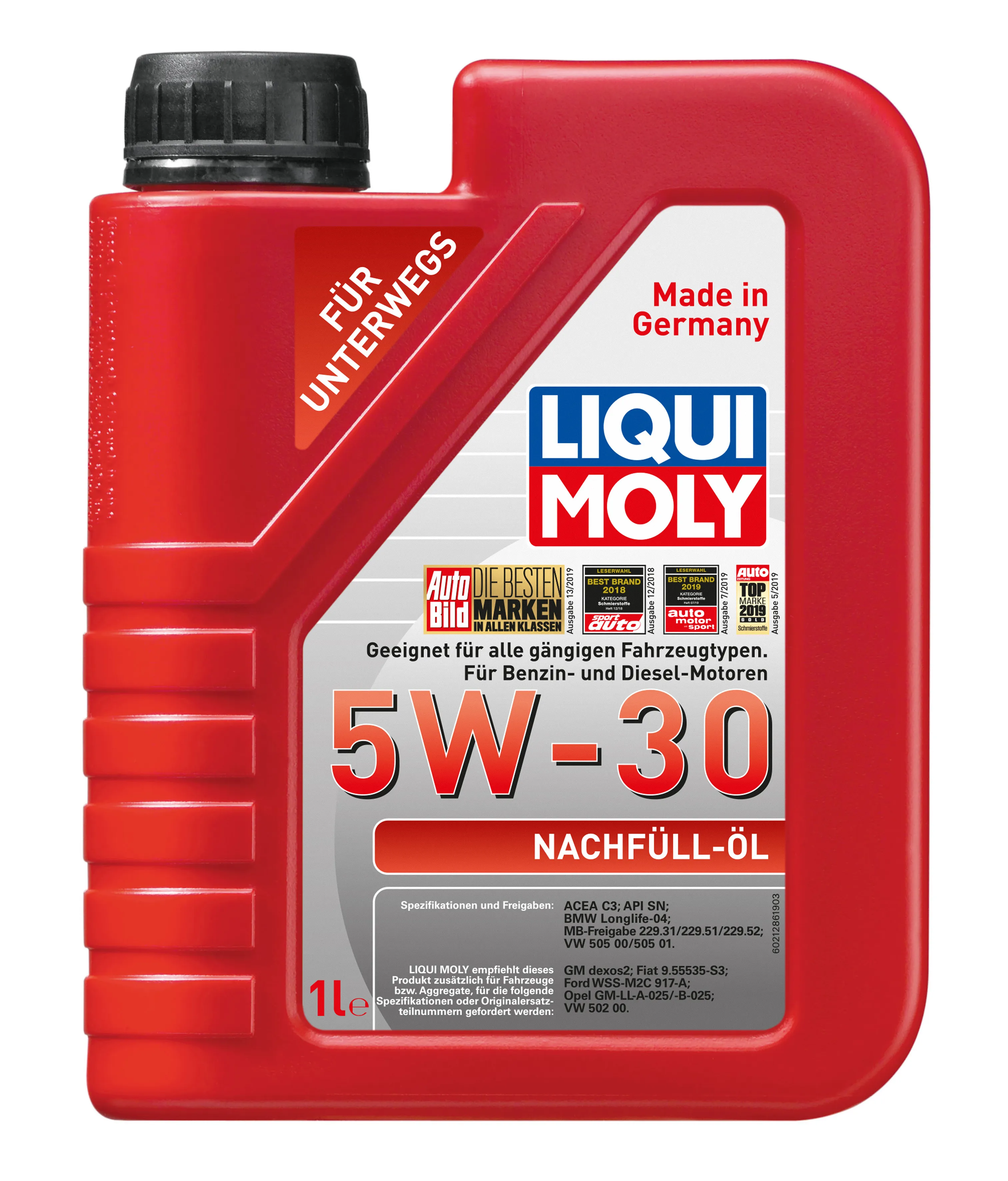 Liqui Moly Nachf&uuml;ll-&Ouml;l 5W-30 1 l