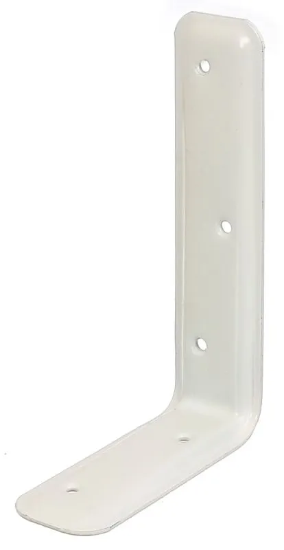 St&uuml;tzwinkel gepr&auml;gt weiss 100x160x40x2mm