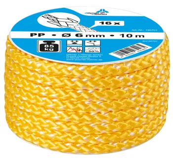 Kernmantelseil Polypr. gelb &Oslash;6 mm/10 m