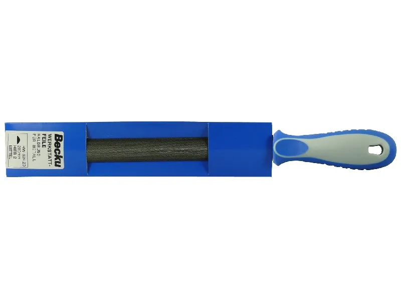 Werktsattfeile mit Heft halbrund 200 mm