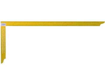 Zimmermannswinkel gelb mit Skala 800 mm