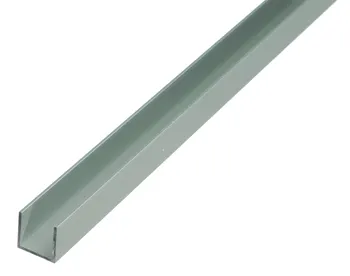 U-Profil Alu silber 8x10x8x1,5x1000 mm