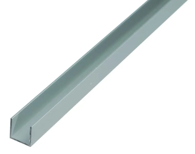 U-Profil Alu silber 13x16x13x1,5x1000 mm