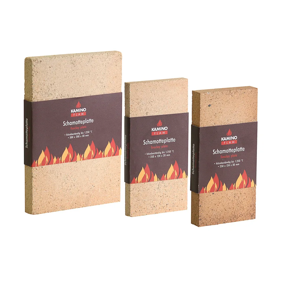 Schamotteplatten 250x124x20 mm