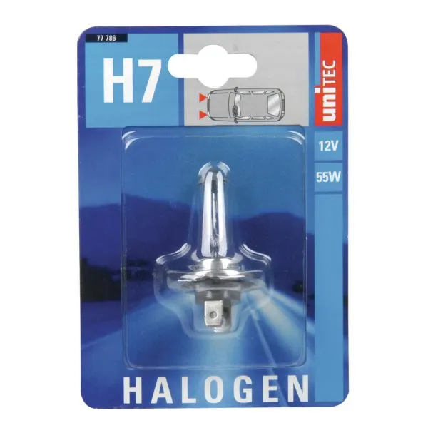 H7 Halogen Unitec 12V 55W PX26d