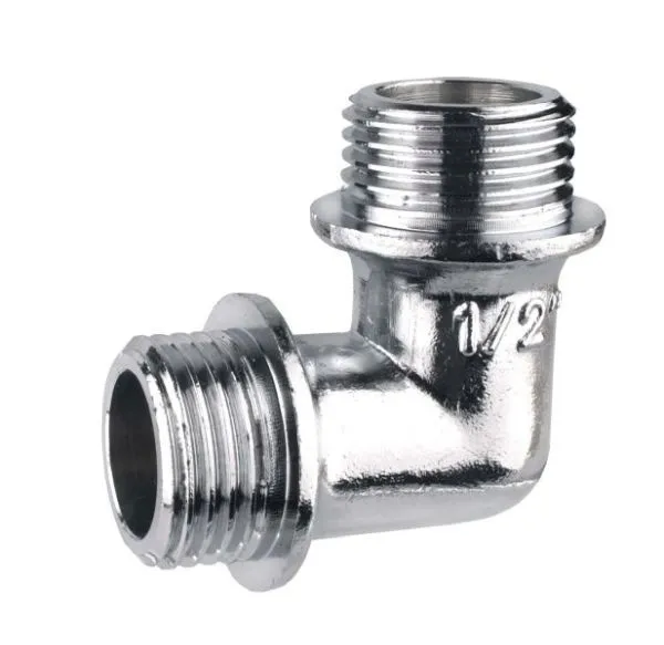 Winkel Verchromt  1/2 AG