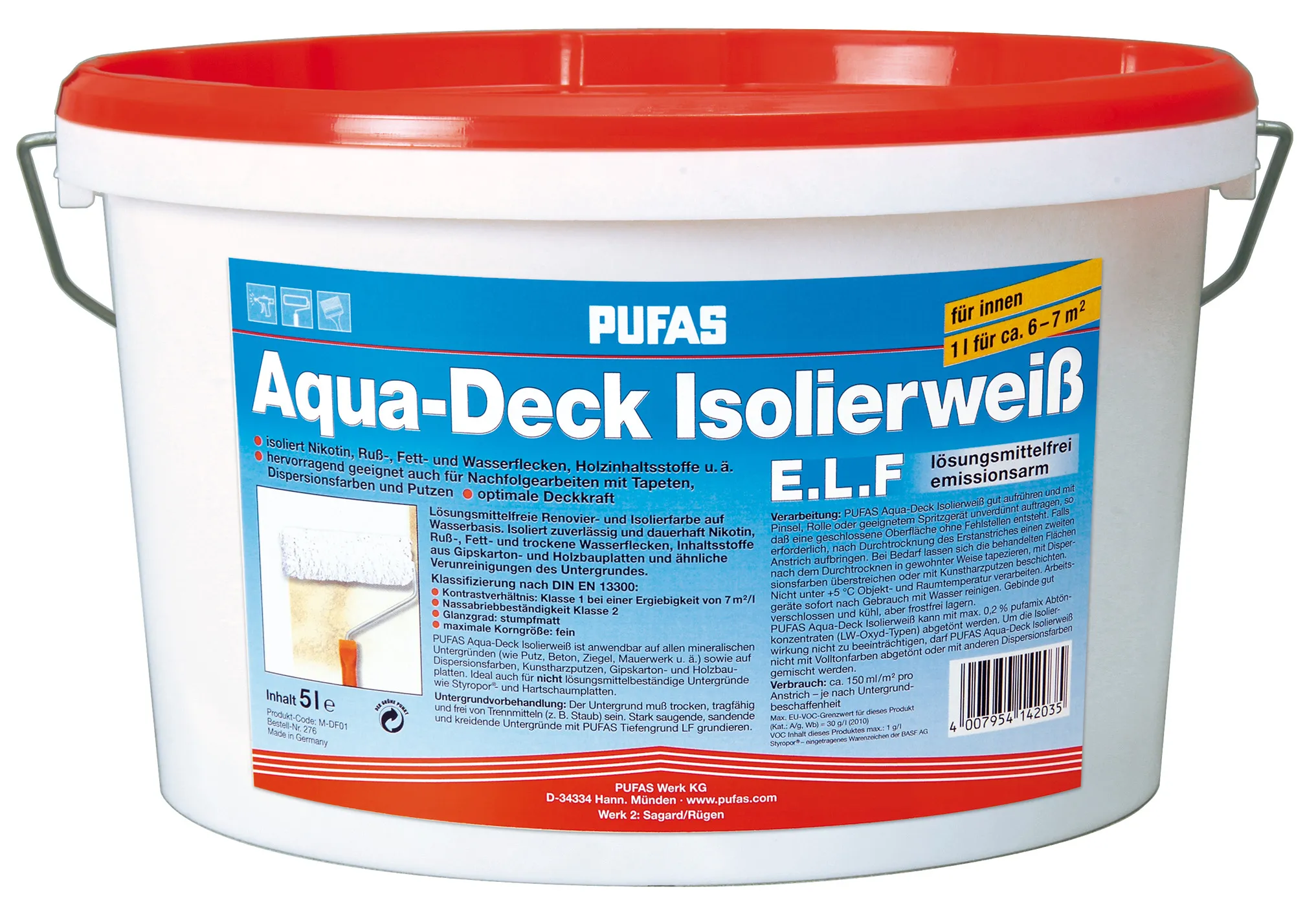 Pufas Aqua-Deck Isolierwei&szlig; AD