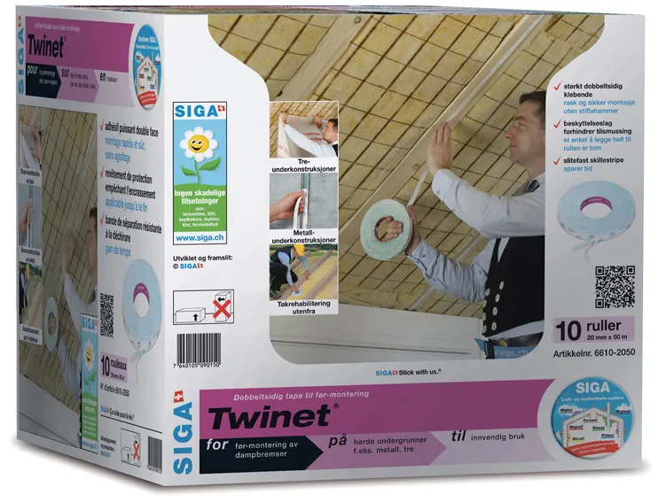 Siga Twinet doppelseitiges Klebeband