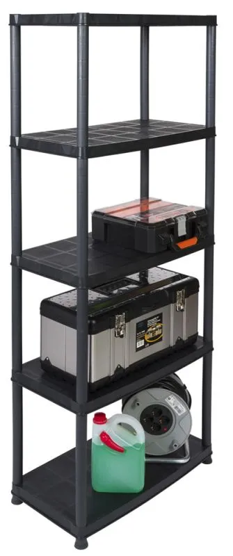 Steckregal Kunststoff schwarz