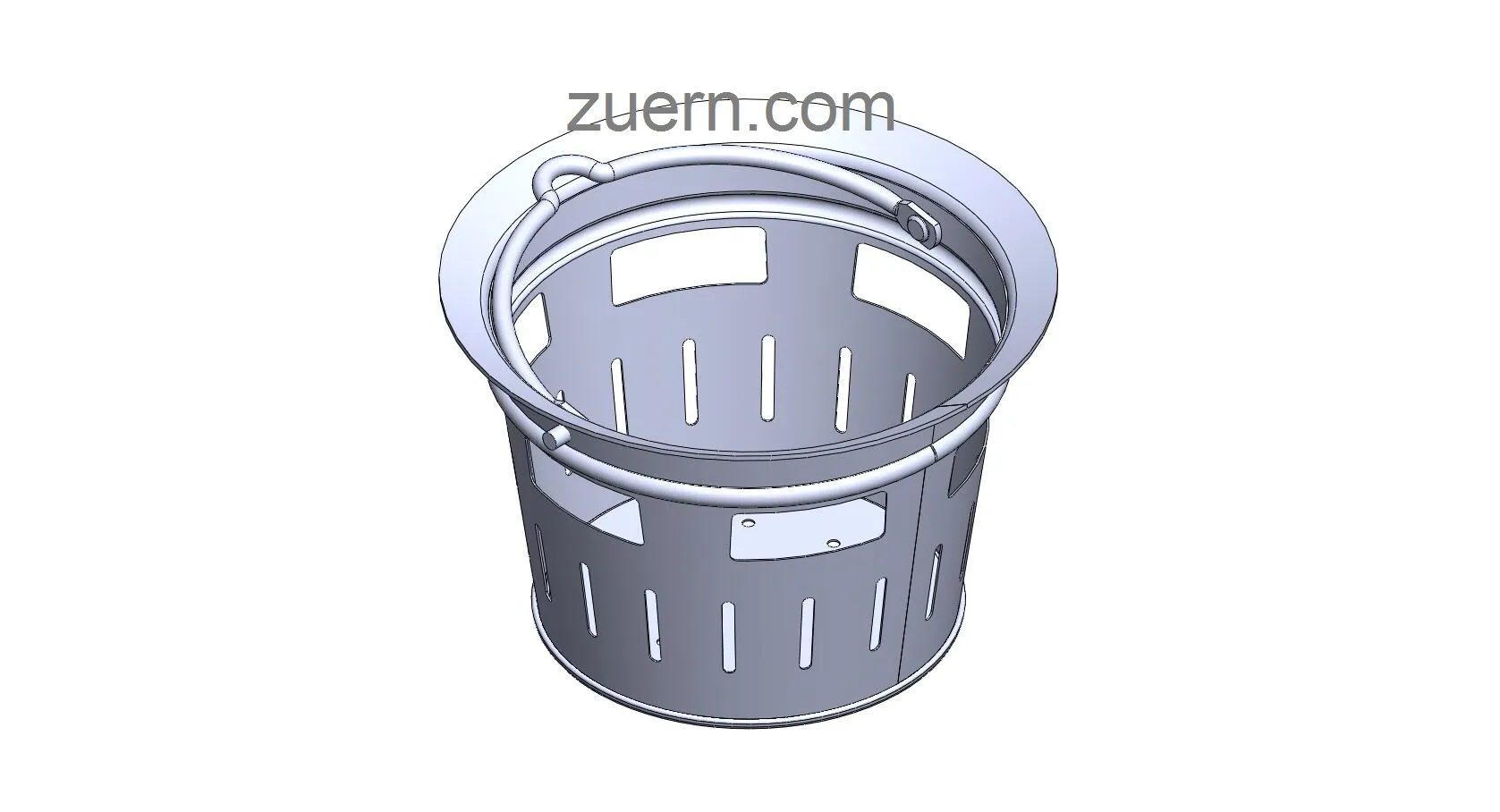 Eimer verzinkt kurz Form B 1