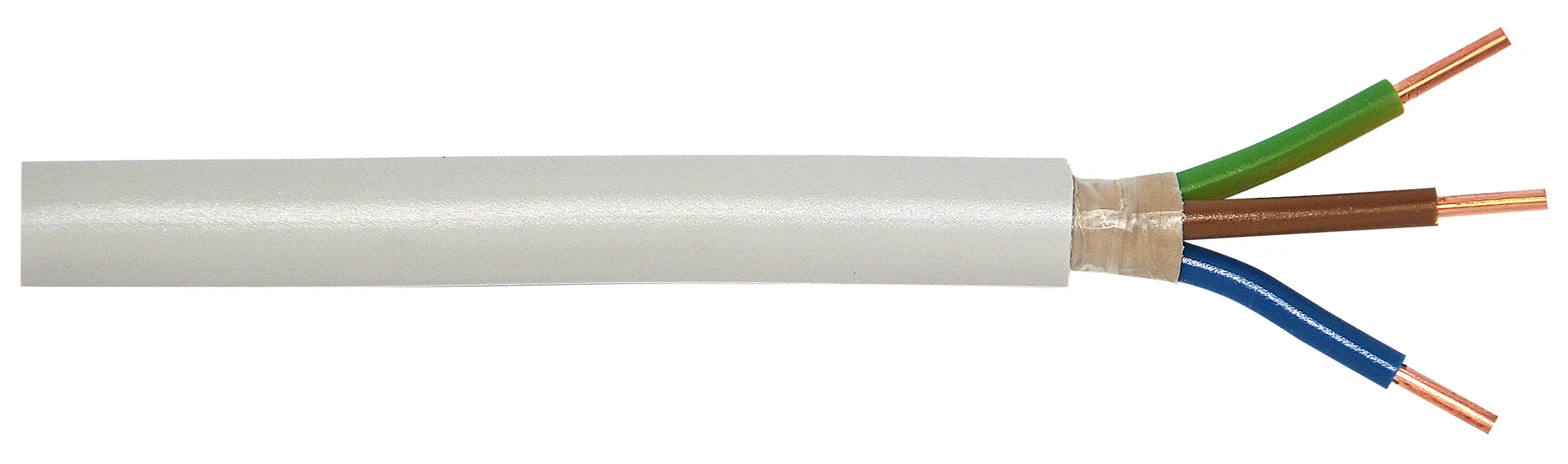 Mantelleitung grau NYM-J 3x2,5 Ring 20 m