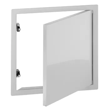 Revisionst&uuml;r wei&szlig; 50x50 cm