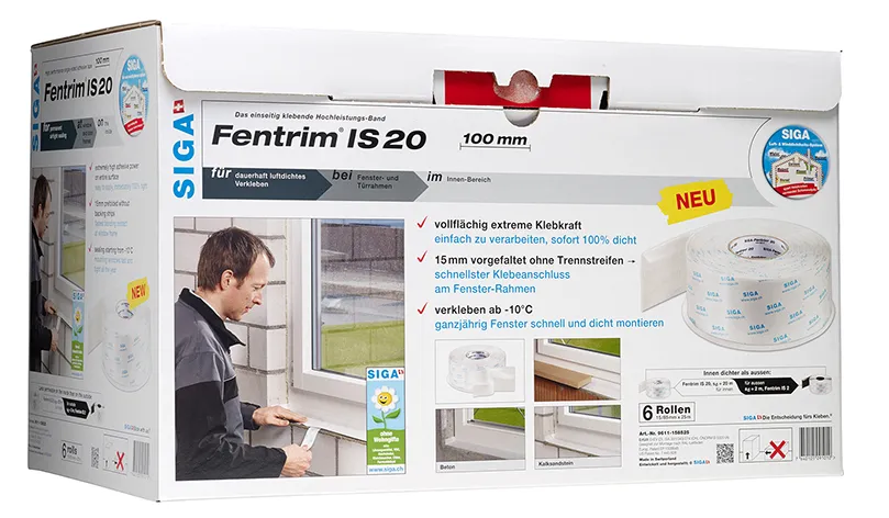 Siga Fentrim 20 mit Einputzzone innen