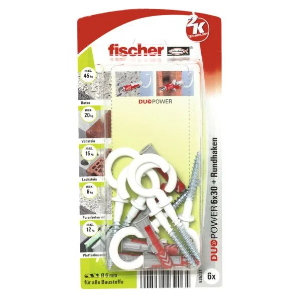 fischer Universald&uuml;bel Duopower 6x30