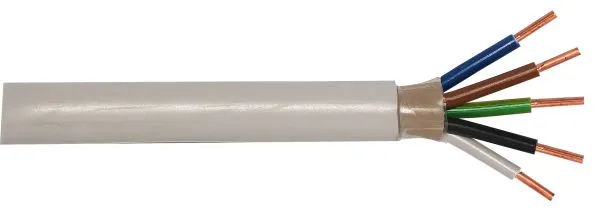 Mantelleitung grau NYM-J 5x2,5 Ring 20 m