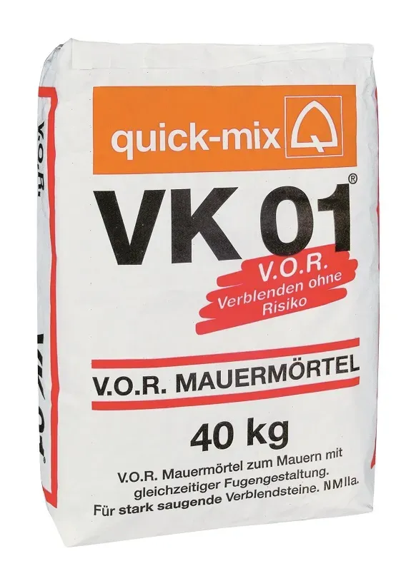 Quick Mix Mauerm&ouml;rtel VK 01 grau 40kg