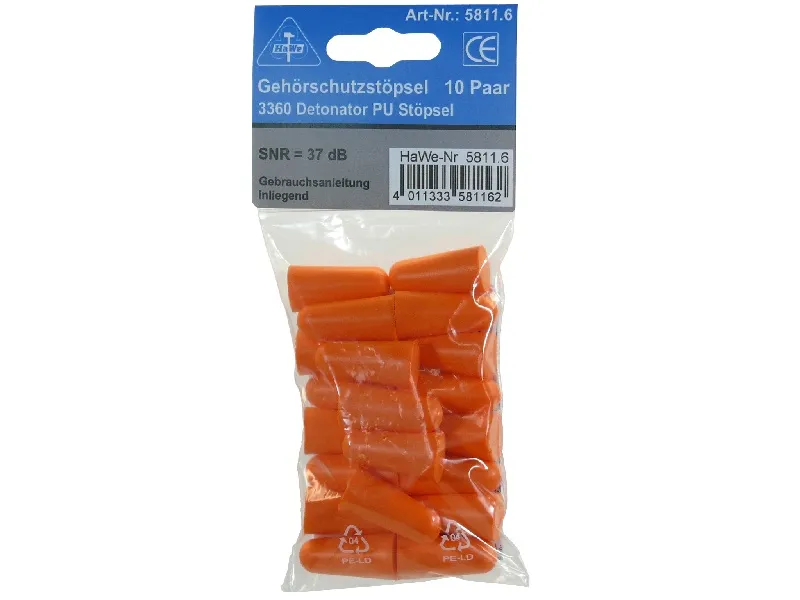 Geh&ouml;rschutzst&ouml;psel Detonatr