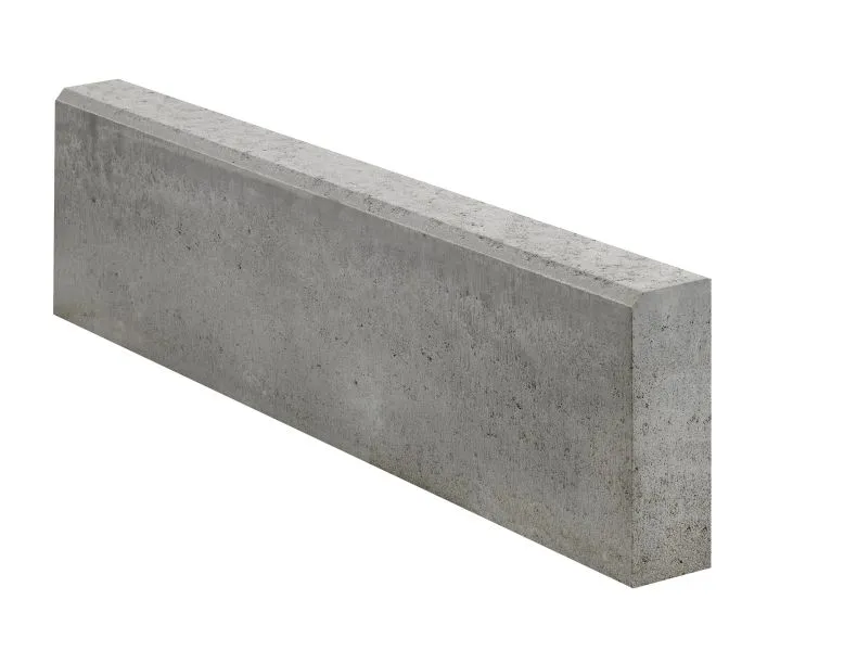 Randstein grau 6x25x100 cm