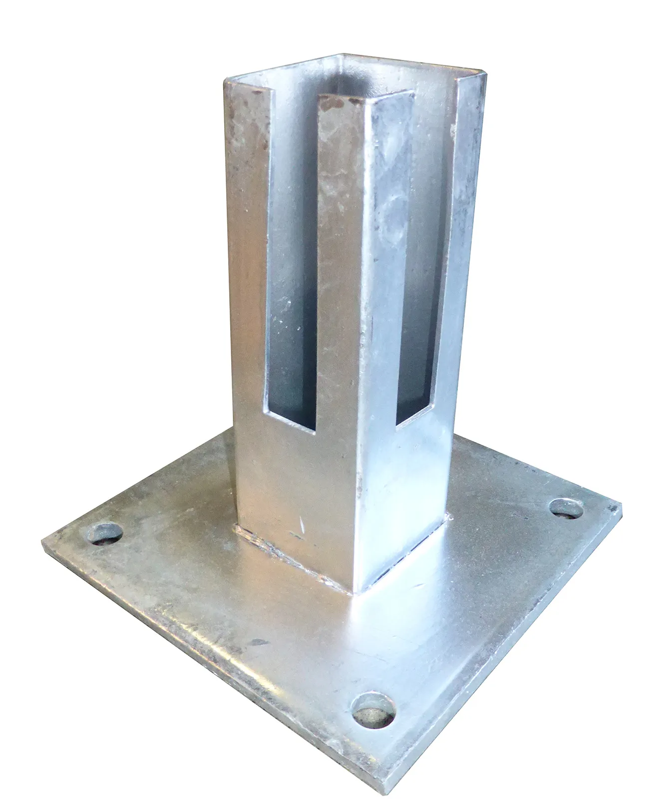 \\10.1.19.34\Stammdaten Pflege\ZENTRALLAGER\Zentrallager\2004107 Montagefuss für Pfosten 60x60mm Fuß\Leinweber Baucentrum Montagefuss.jpg